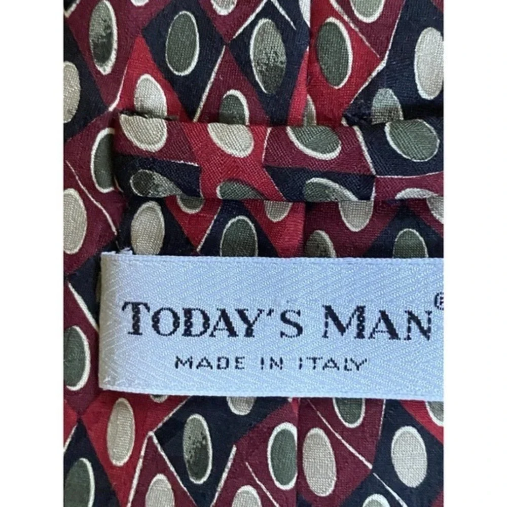 Today's Man 100% Silk‎ Colorful Tie Made In Italy 3646